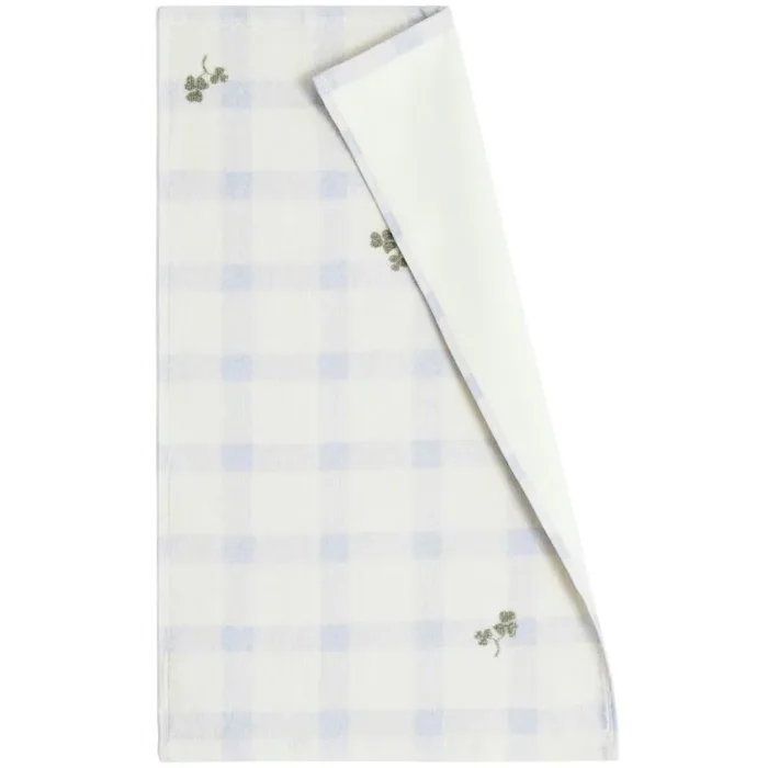 Ab Werk Gingham Sorrel Blue Gästehandtücher 2-er Set, 30×50 cm