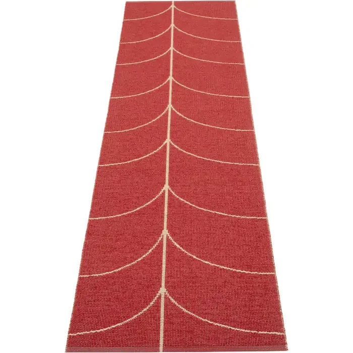 Ab Werk Leif Kunststoffmatte Berry / Beige, 70×270 cm