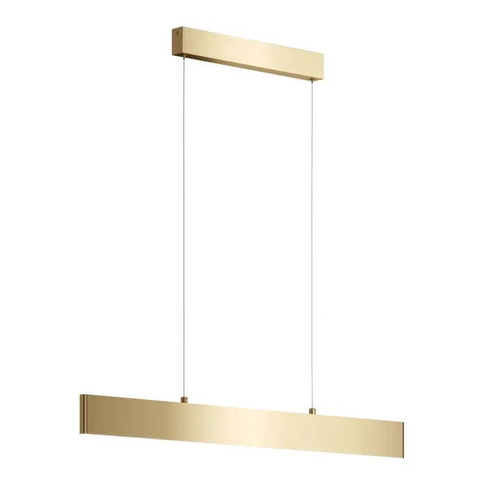 Abverkauf Maytoni Step LED Pendelleuchte, Hängeleuchte 23W Gold-Farbe 3000K Warmweiss