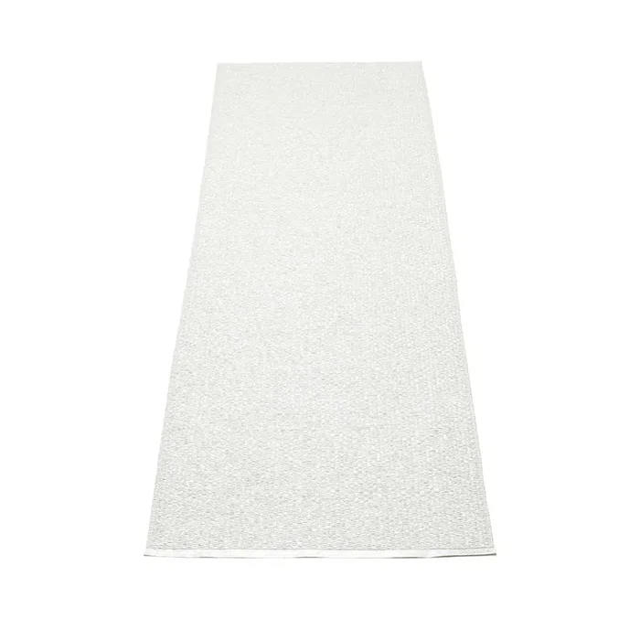 Abverkauf Svea Matte 70×320 cm, Metallic White/White