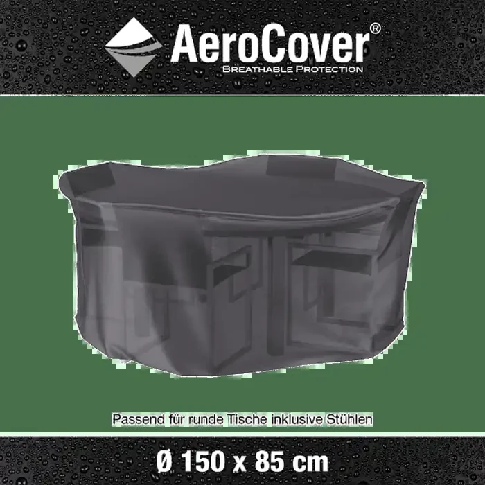 AeroCover Schutzhülle für Essgruppe 7911 rund 150*150*85 Echt