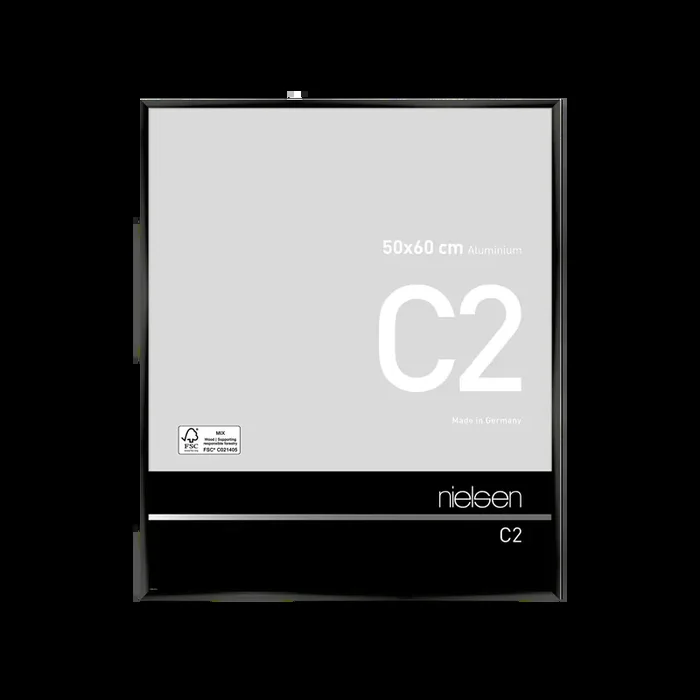 Aktuell Bilderrahmen C2 Eloxal schwarz glanz