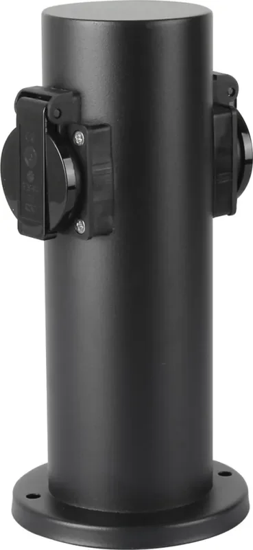 Aktuell Brilagi – Outdoor-Steckdosensäule PILLAR 2Z SCHUKO 230V IP44 schwarz