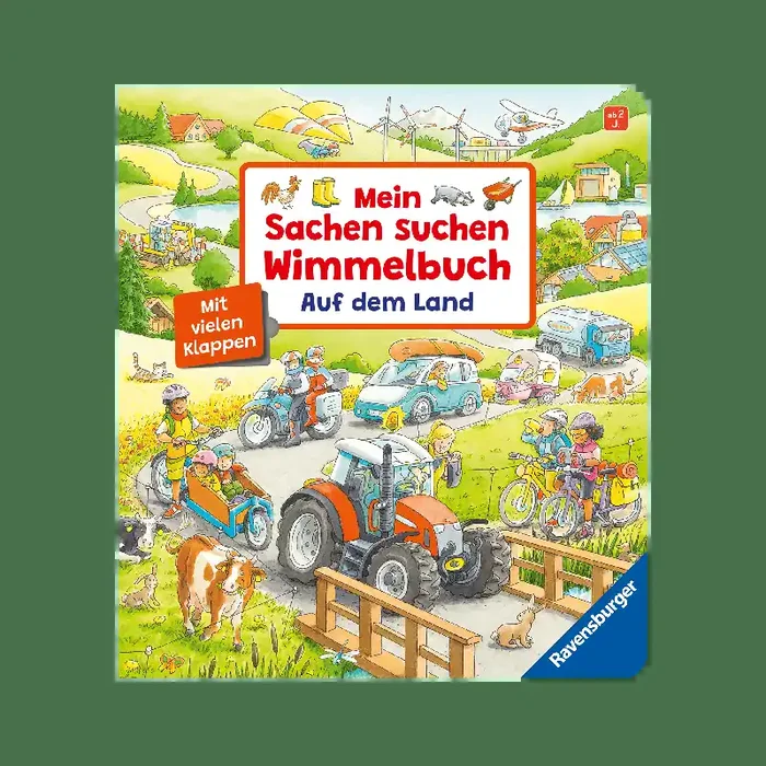 Aktuell Buch Auf dem Land (Wimmelbuch) Mehrfarbig