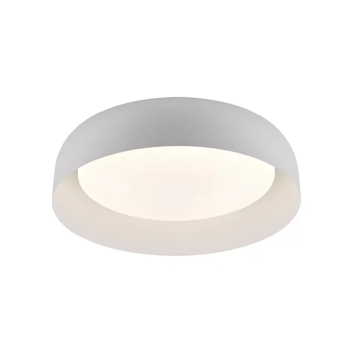 Aktuell Dimmbare LED Deckenlampe Weiß Metall Ø40 cm 2700-5000 K
