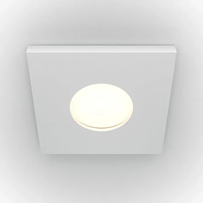 Aktuell Maytoni Stark Downlight, Einbauleuchte GU10 Weiss IP65