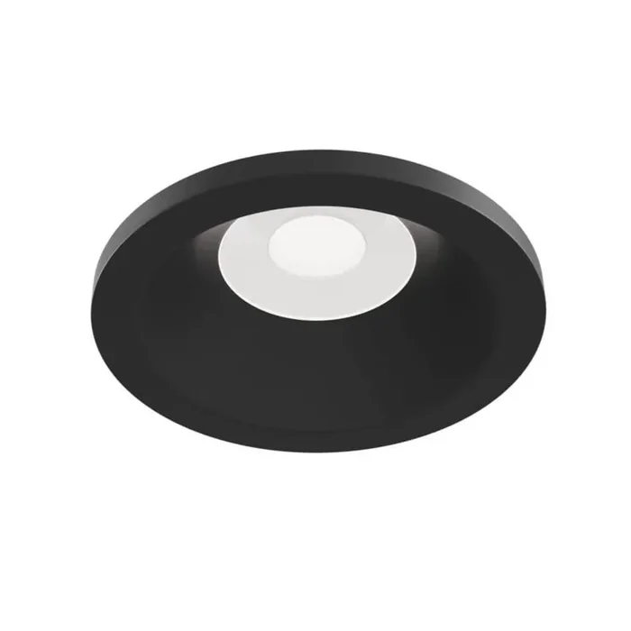Aktuell Maytoni Zoom Einbaustrahler GU10 rund Schwarz IP65 wasserfest Ø85mm