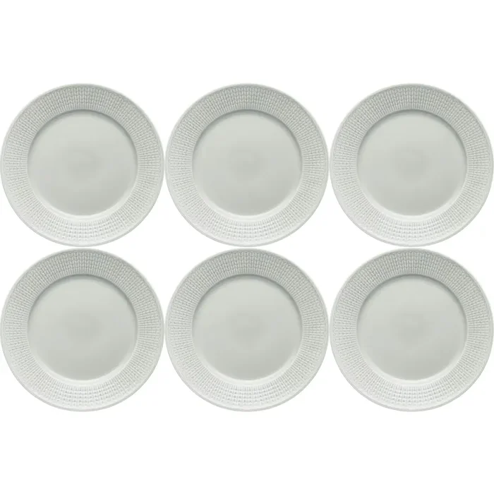 Aktuell Swedish Grace Teller 27 cm 6-er Set, Fog (Light Grey)