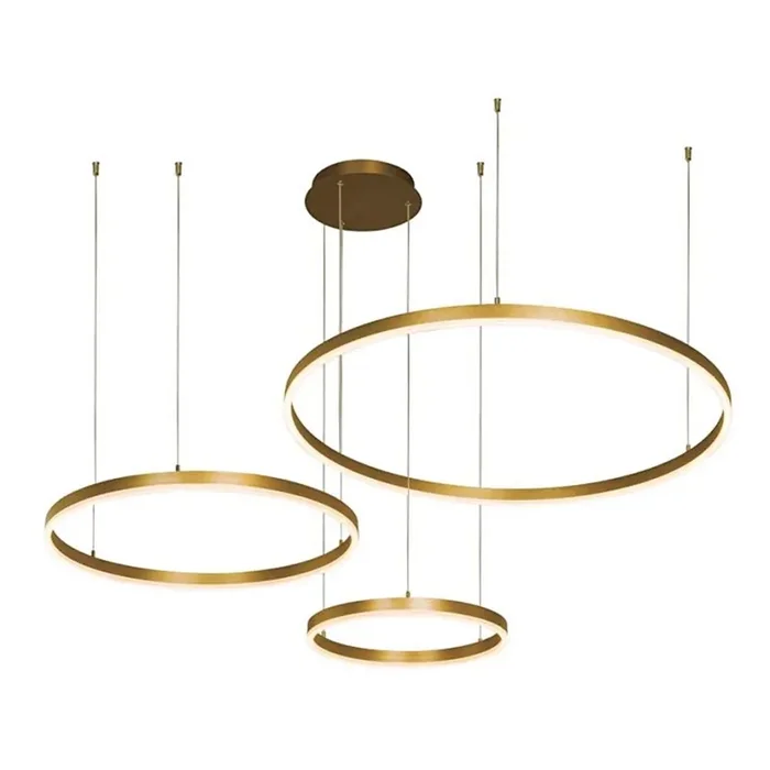 Aktuell Zambelis 1956 – LED-Hängeleuchte an Schnur LED/136W/230V golden