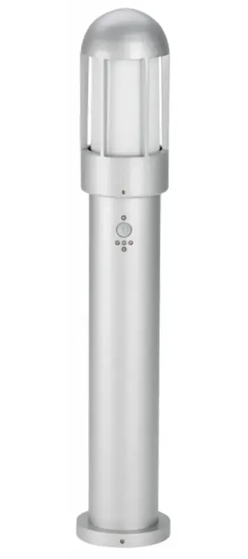 Albert Pollerleuchte mit Bewegungsmelder silber Typ 2002 Top-Seller