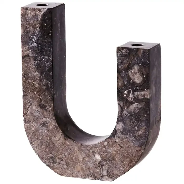Arco Kerzenhalter Marmor, Grau Billig