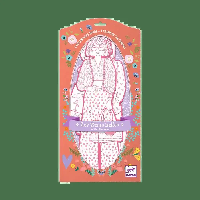 Ausmalbilder Demoiselles Nina Rot-Weiß Bestpreis
