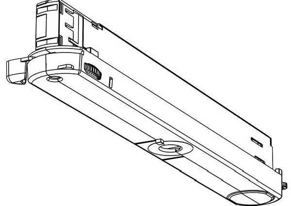Ausverkauf Lival Stromschienenadapter In-Track Treiber Global DALI GAC616-2 schwarz