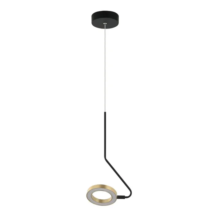 Ausverkauf Zambelis 22045 – Dimmbare LED-Hängeleuchte an Schnur LED/7W/230V CRI90 schwarz