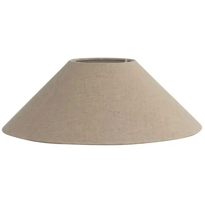 Basic Lampenschirm Flach 30 cm, Natürlich Letzte Chance