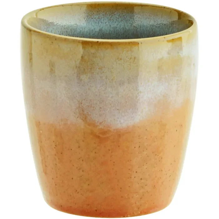Begrenztes Angebot Tasse Ø7,5 cm, Orange / Hellblau