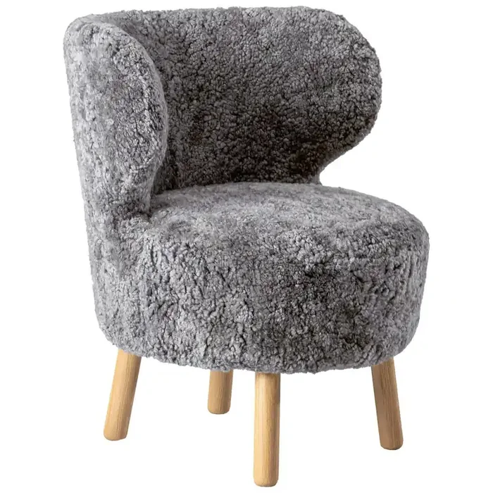 Beliebt Cute Sessel Schaffell, Grau