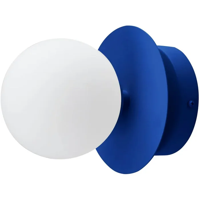 Billig Art Deco Wand- Und Deckenlampe, Blau / Weiß
