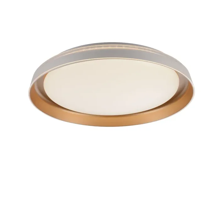 Blendarme LED Deckenlampe Weiß Messing Ø43 cm dimmbar Versand Am Gleichen Tag