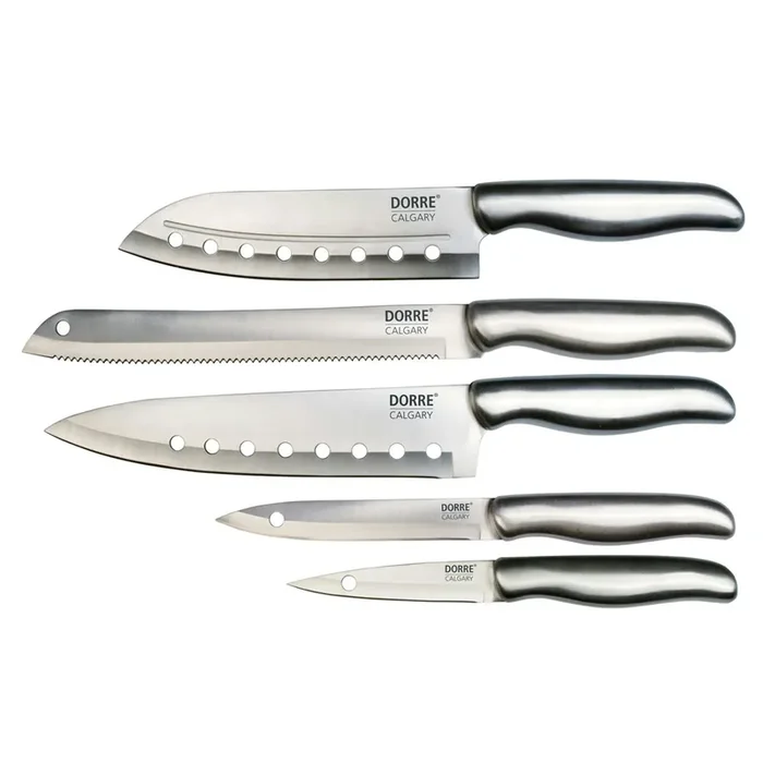 Calgary Knivset 5-pack, Stål Gratis Versand