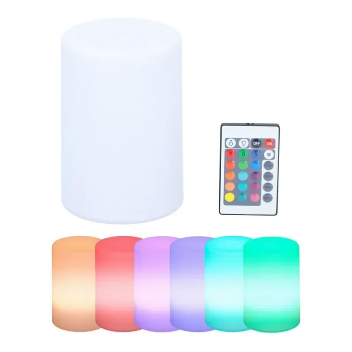 Echt Grundig – LED RGB Dimmbare Tischleuchte LED/3xAAA + Fernbedienung