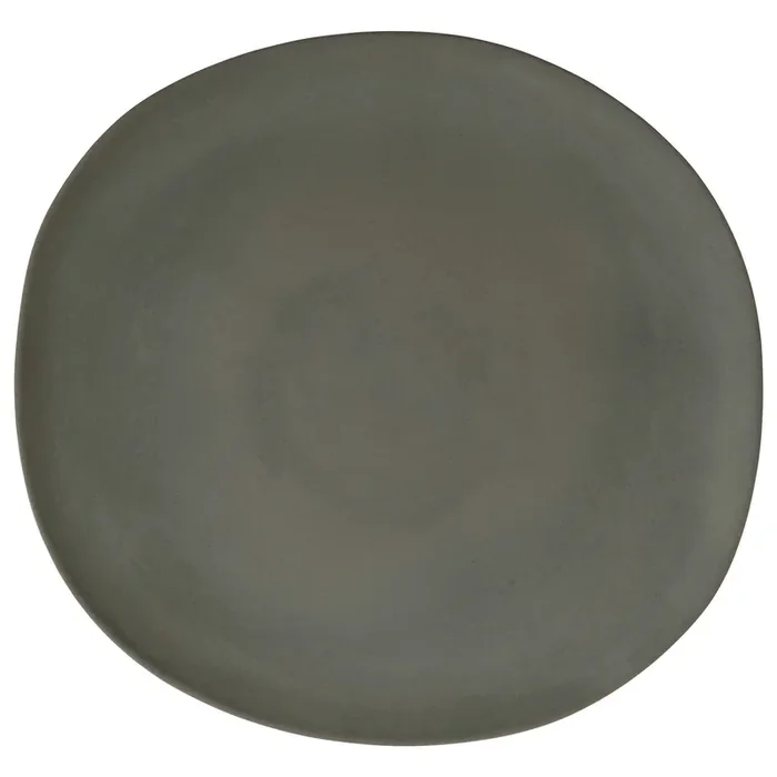 Eco Sustainable Melaminteller 27,5 cm, Dunkelgrau Geld-Zurück-Garantie