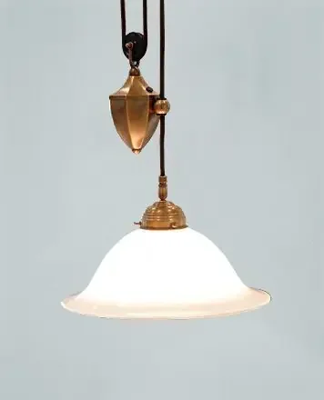Elegante Pendelleuchte Berliner Messing Glas E27 Ø30 cm Bestseller