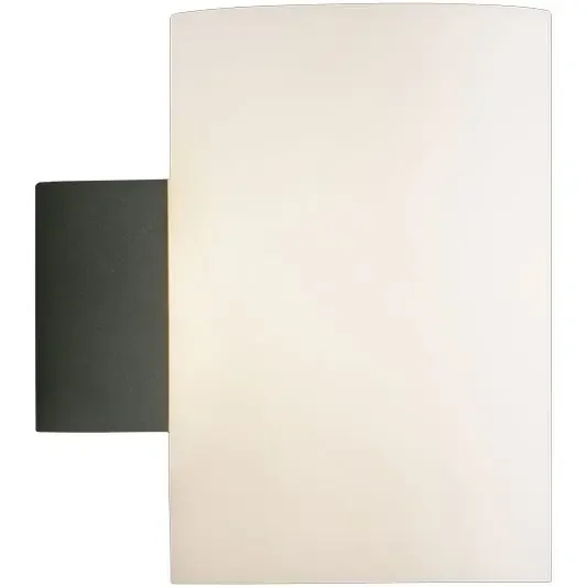 Evoke Wandleuchte 180 mm, Anthrazit / Opalglas Letzte Chance