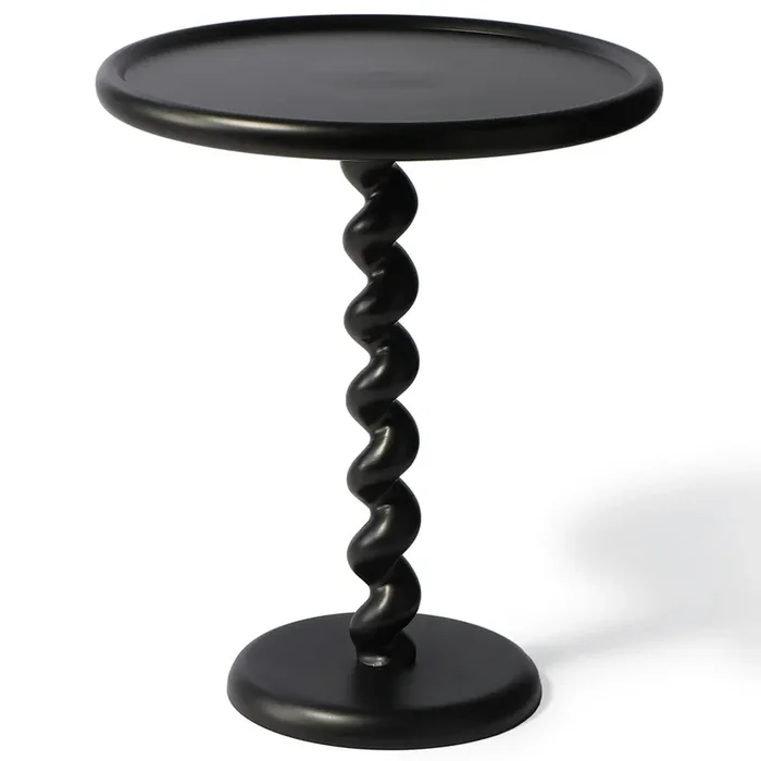 Expressversand Twister Beistelltisch, Schwarz