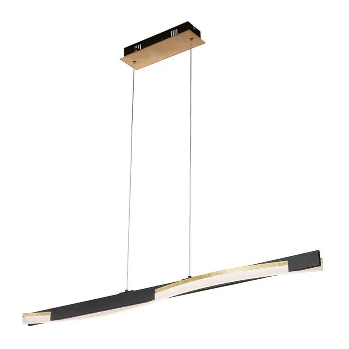 Fischer & Honsel Bridge LED Pendelleuchte 18W Tunable white steuerbar dimmbar Acryl sandschwarz 61038 Wochenendangebot