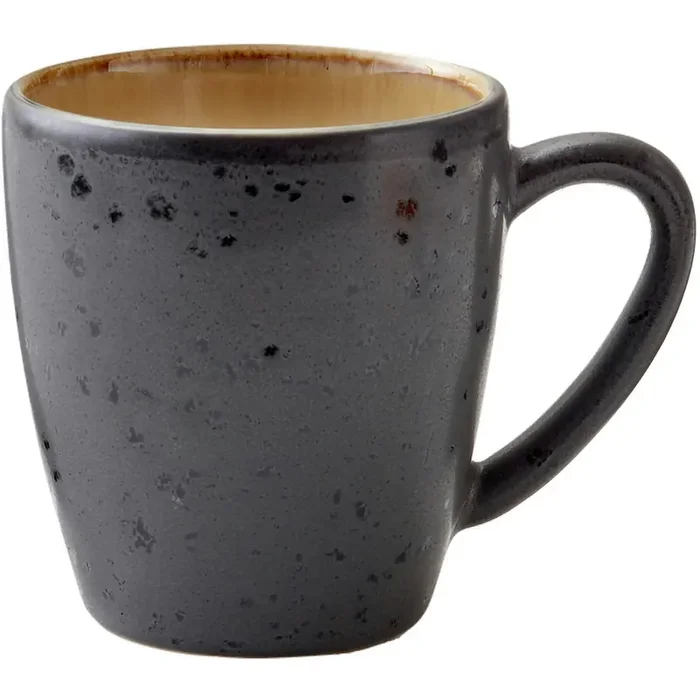 Gastro Tasse 19 cl, Schwarz/Bernsteingelb Highlight