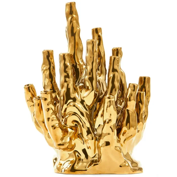 Geld-Zurück-Garantie Coral Vase Gold, 20 Tulpen