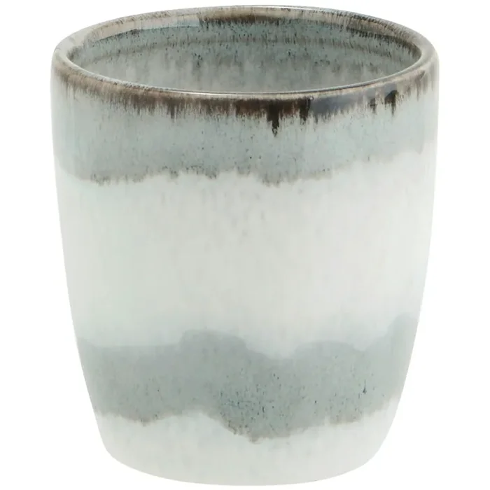 Gratis Versand Tasse Ø7,5 cm, Grau / Weiß