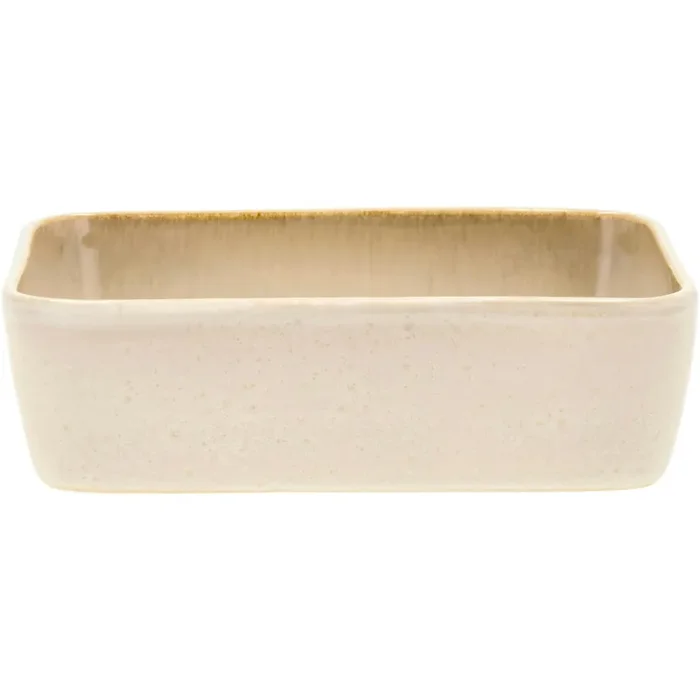 Großhandel Bitz Ofenform 14×19 cm, Cremeweiß