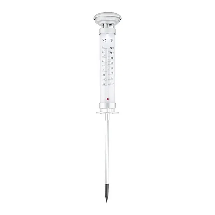 Günstig Grundig 89640 – LED Solarleuchte mit Thermometer 1xLED/1,2V 600 mAh IP44