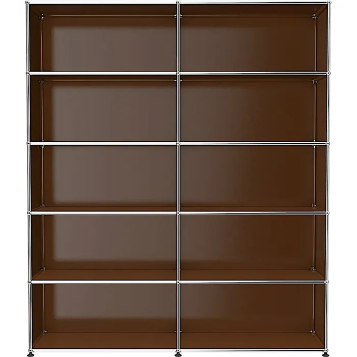 Highboard 2 x 4 – modifizierbar – USM 22 braun Garantierte Lieferung