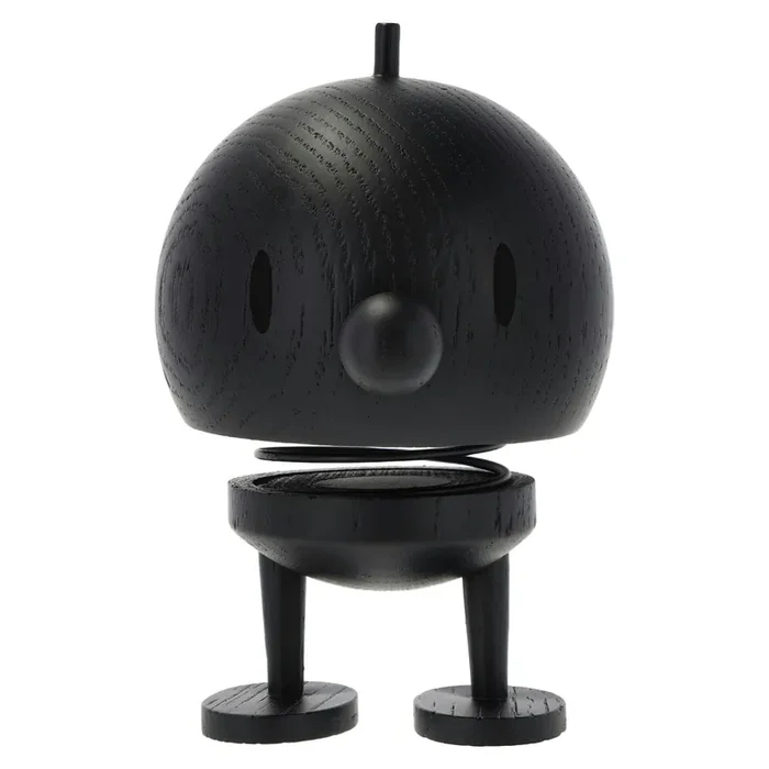 Hoptimist Bumble Figur L, Schwarz Gebeizte Eiche Weltweiter Versand