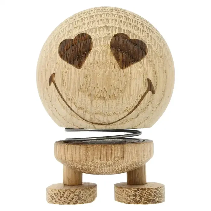 Hoptimist Smiley Love Figur S, Eiche Natur Top-Angebot