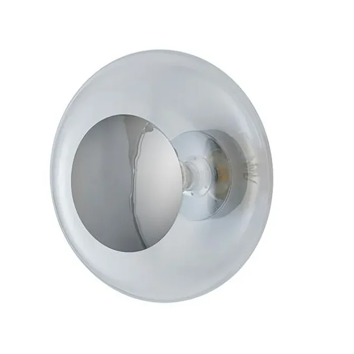 Horizon Wandlampe Ø 36 cm, Klar/ Silber Versand Am Gleichen Tag