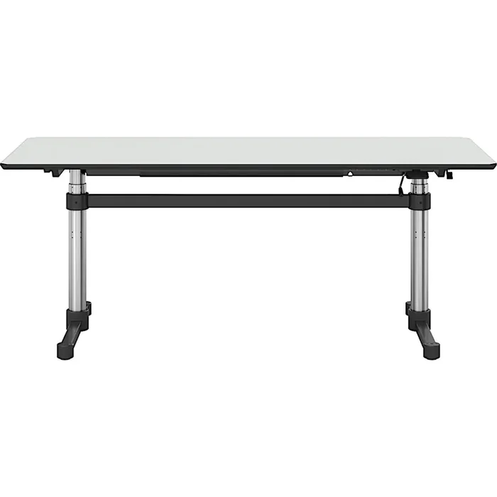 Kitos M Schreibtisch 175×75 cm – USM Kunstharz perlgrau Zertifiziert