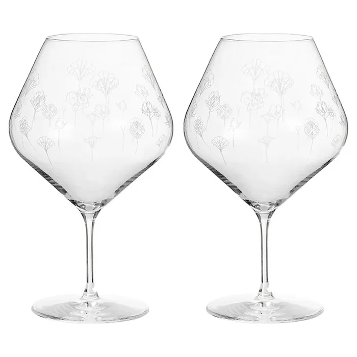 Knallerangebot Flower Weinglas 2-er Set XL, 89 cl