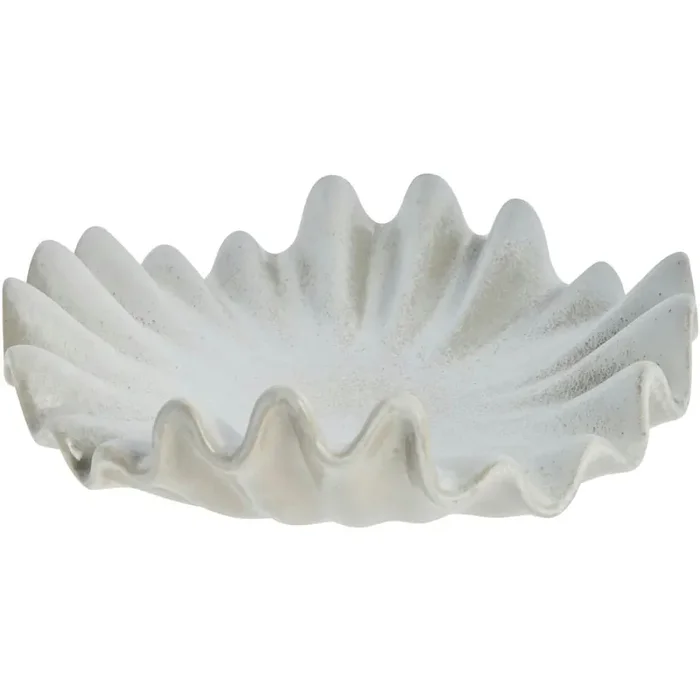 Kostenfreie Lieferung Viola Dekorative Schale Ø33,5 cm, Weiß