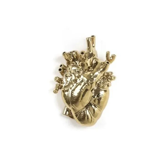 Love In Bloom Vase, Gold Handgefertigt