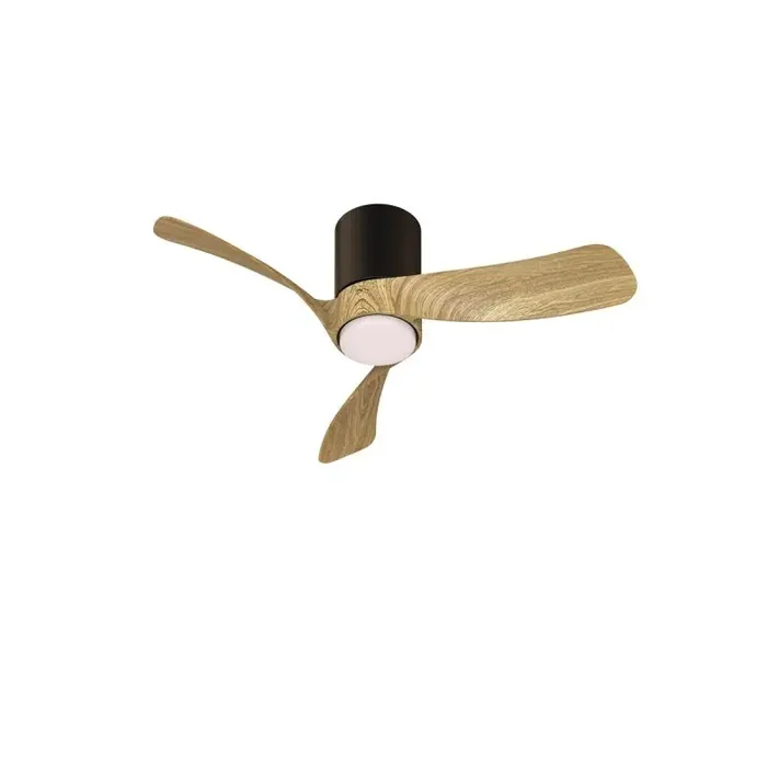 Mantra Nemo XS Deckenventilator mit LED Beleuchtung schwarz/holz Nur Für Kurze Zeit