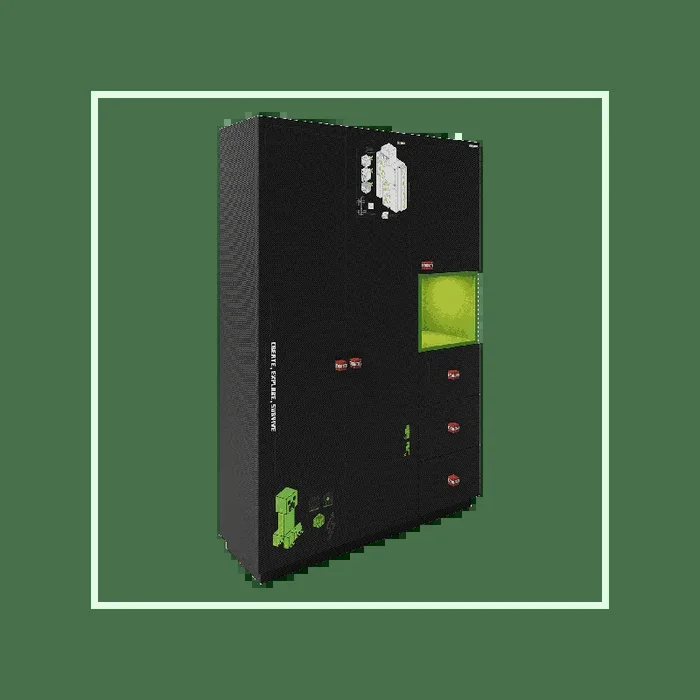 Mega-Angebot Minecraft Drehtürenschrank MC Schwarz