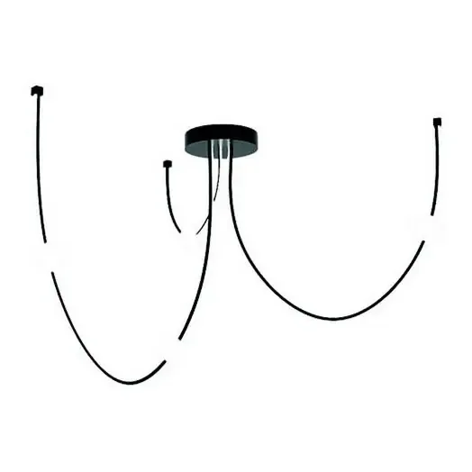 Mengenrabatt Zambelis 22247 – Dimmbare LED-Hängeleuchte an Schnur LED/42W/230V schwarz
