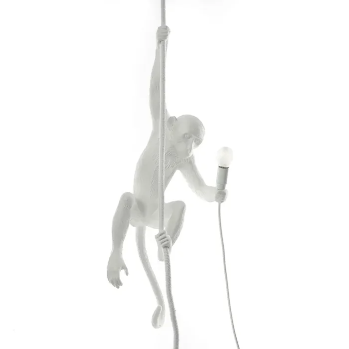 Monkey Lamp mit Schnur, Weiß Heute Kaufen