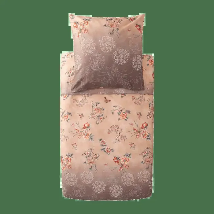 Neue Ware Satin Bettwäsche Esperidi Beige 155x220cm