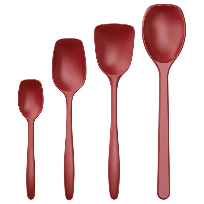 NEW Classic Pot Spoon Set 4-pack, Red Saisonangebot