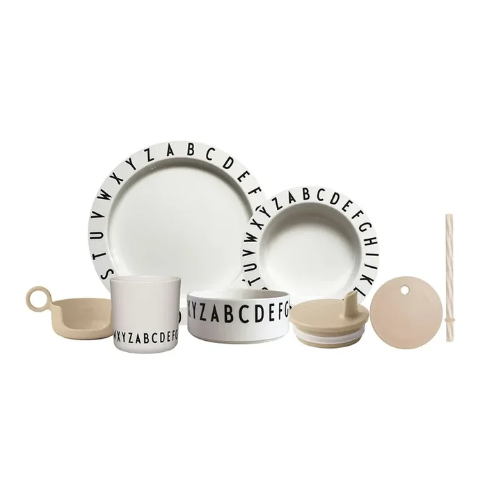 Nur Für Kurze Zeit Eat & Learn Geschenkset, Beige